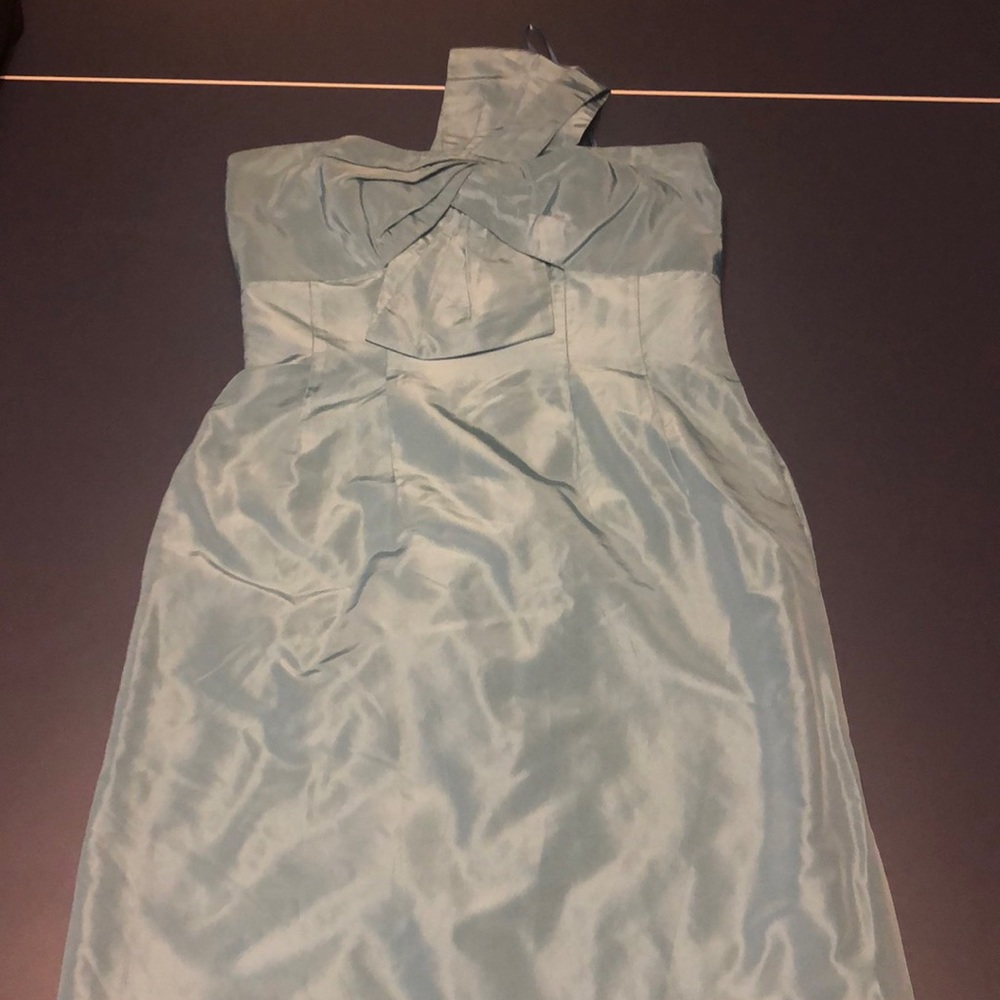 JCREW Blue Strapless Minidress